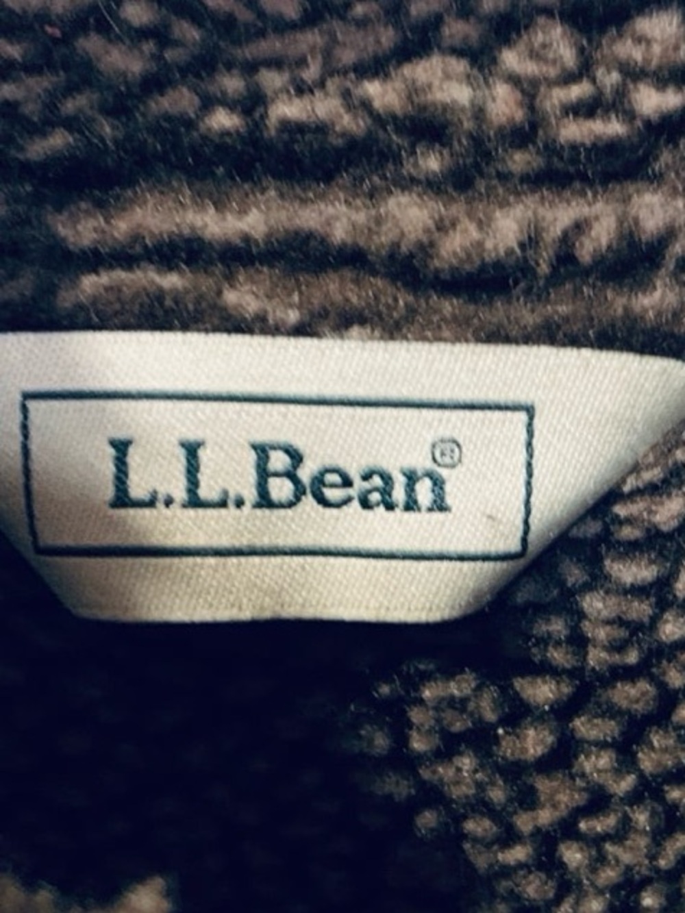 L.L. BEAN FAUX SUEDE SHERPA LINED Coat - Picture 4 of 14